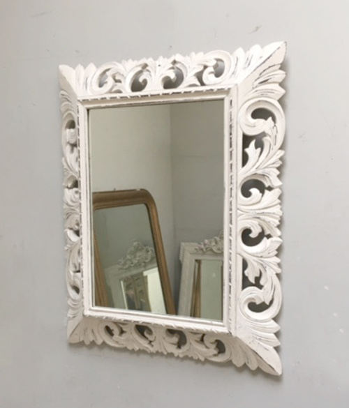 old french wooden mkirror